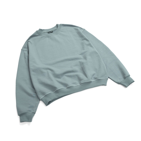 BLANK SWEATER POWER TEAL - góc nhìn khác