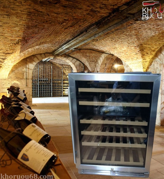 Tủ bảo quản rượu vang 28 chai Don Vino 2 vùng nhiệt