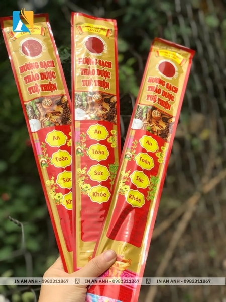 Bao bì đựng nhang thiết kế đẹp, giữ mùi hương hiệu quả