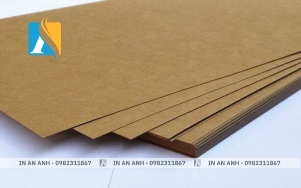 Bề mặt giấy carton lạnh dùng cho hộp cao cấp, không có lớp sóng