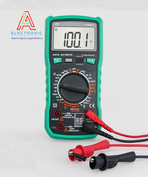 Đồng hồ vạn năng Fuyi chính hãng FY890C+ hiển  thị số