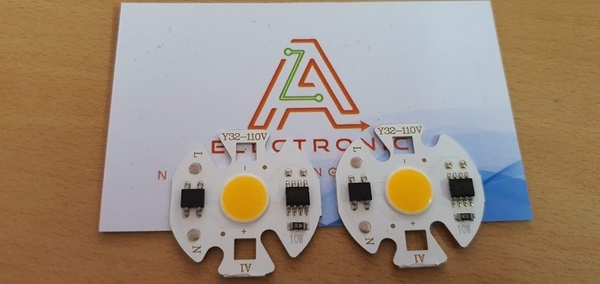 Tấm led nhôm tròn 3W 220V, chíp led tròn