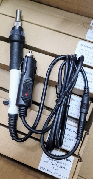 Tay hàn T12, Trạm hàn FX T12 12-24VDC 75W tặng jack chuyển đổi 1,5 mét ( bh 1 tháng ) 1.5% G5-C3