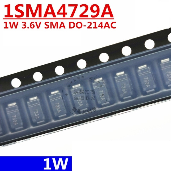 1SMA4729A Diode Zenner chân dán 3.6V 1W DO-214AC (gói 20con) HK-646-1