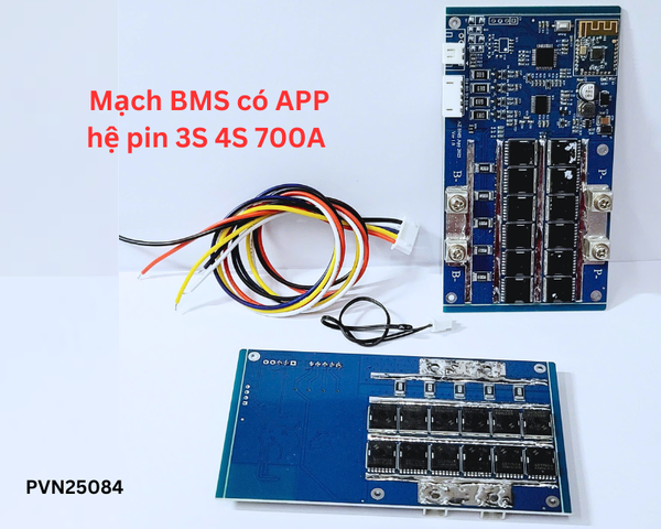 Mạch BMS 3S 4S 700A có App dùng cho hệ pin 3.2v và 3.7v 1.5% G2-F6