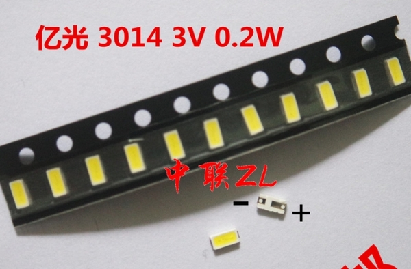 LED hạt 3014 0,2W 3V LED LCD 3014