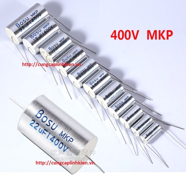 Tụ 15uF 400V MKP BOSU RK-134 G2-G11