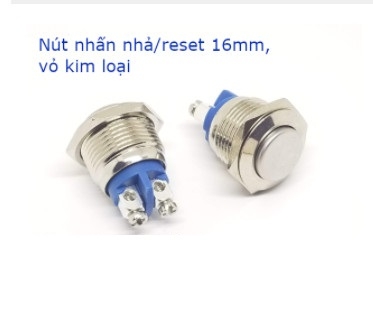 Nút Nhấn Nhả 16mm nút bề mặt cao