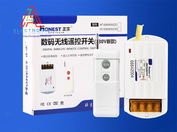 Bộ công tắc điều khiển từ xa, điều khiển RF Honest K1 ( Một thiết bị điện áp 380V ) G4-2 TU4