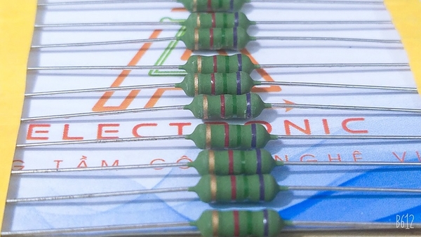 Điện trở MO 430R 1W 5% chân đồng (50pcs) G6-C2