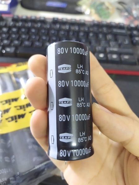 Tụ TEAPO 10000uf 80v KT 30x70