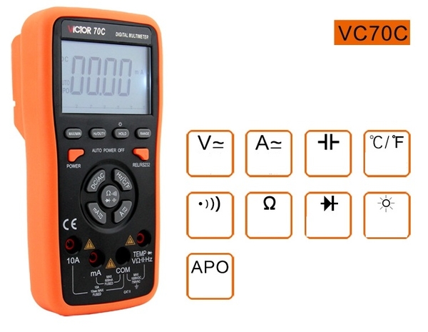 Đồng hồ đa năng VICTOR VC70C 70C mới chính hãng 100%