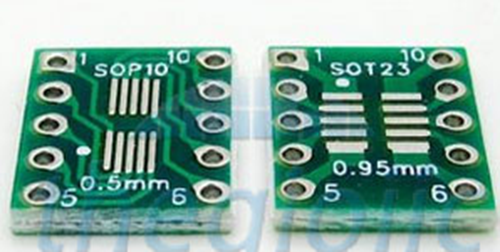 Đế chuyển SOP-10 0.5mm TO DIP-10 H8-D9
