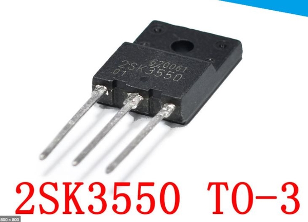 Mosfet 2SK3550 K3550 TO-3PF mới