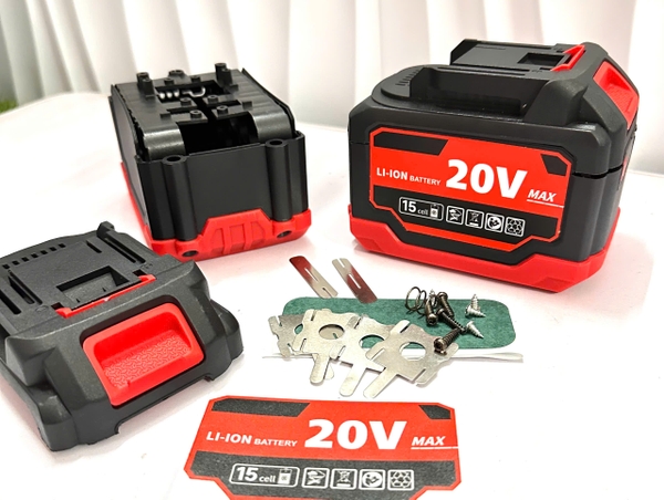 Vỏ máy khoan 3P 18650 chân phổ thông 18650 15 cell