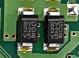 Diode BYG22B 214AC 2A