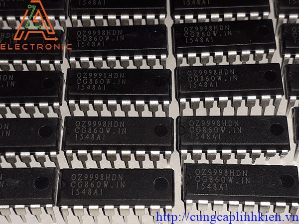 Circuit Intégré (IC) OZ9998HDN DIP16 - Pour Réparation électronique, Neuf Sous Emballage, Marque PIRABADI