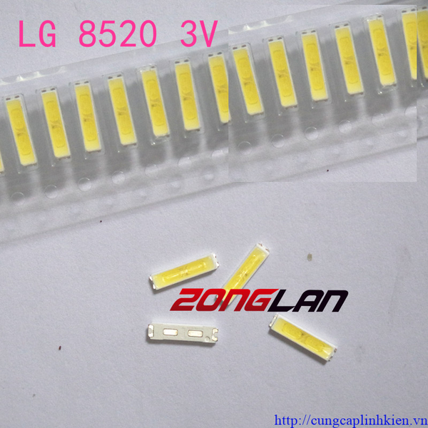 Đèn LED, LED hạt 8520 3V 0.5W LCD TV  G5-C13