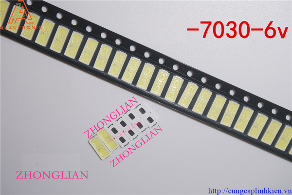 Đèn LED, LED hạt 7030 6V 1W HC-42 KV5-KH