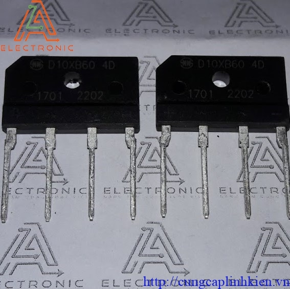 Diode cầu D10XB60 10A 600V  (RK-17)