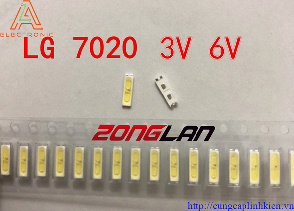 Đèn LED 7020 6V 1W LG