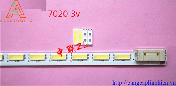 Đèn LED, LED hạt 7020 3V 0.5W  G5-C13