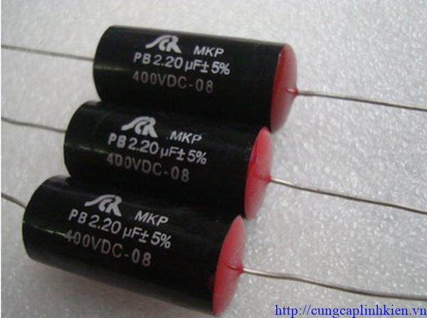Tụ MKP SCR 2.2uf 400v 400V chính hãng đầu đỏ HK-569-4