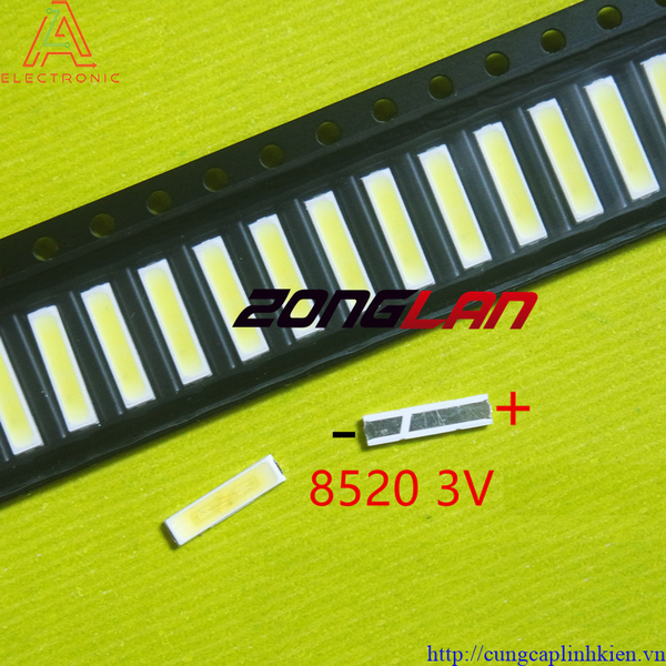 Đèn LED, LED hạt 8520 3V 1W LCD TV HC-47 G4-3