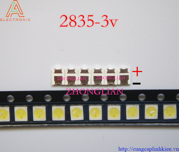 Đèn LED, LED hạt 2835 3V 1W 350mA LG  G5-C13