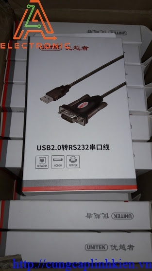Dây kết nối RS232 UNITEK jack đực GTC3 RK-32