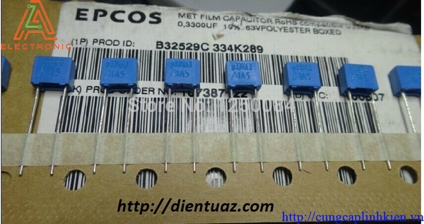 Tụ EPCOS 0.33uf 100v 330nf 334  HK-433-1