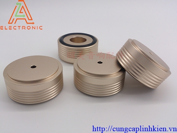 Chân đế nhôm rộng 49 cao 22 mạ vàng