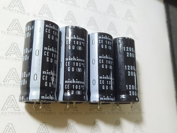 Tụ Nichicon 1200UF 200v 25x50mm RK-204