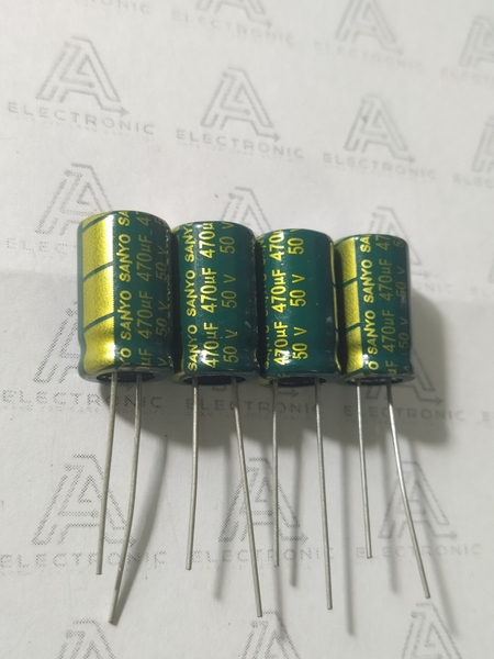 TỤ PHÂN CỰC SANYO 470UF 50V  RK-179
