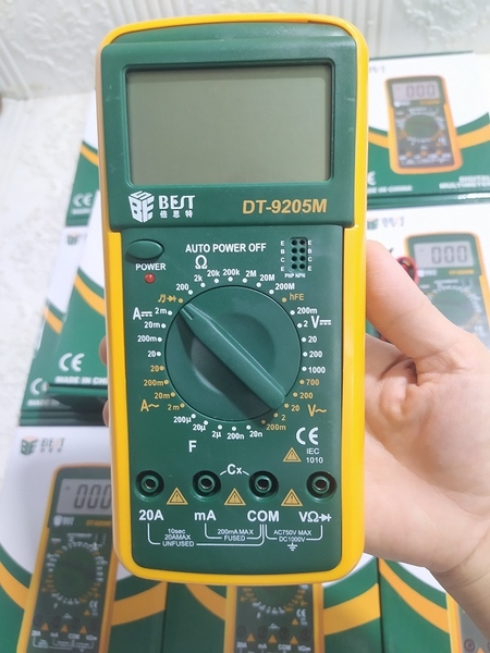 ĐỒNG HỒ VẠN NĂNG DT-9205M hiển thị số G4-5 TU4