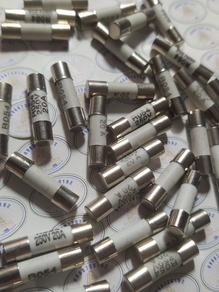 Cầu chì thủy tinh 20A 250V T2-S6