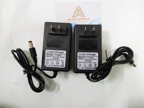 Nguồn adapter 12.6V 2A 5.5MM*2.5MM sạc pin lithium nguồn nhỏ G3-T3