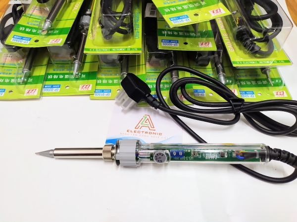 Tay hàn nhiệt mỏ hàn có nút chỉnh nhiệt EP-D150S 150W 220V mũi nhọn T3-D2