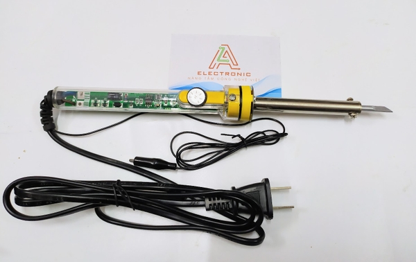Tay hàn mỏ hàn NO.907S 60W 220V nút chỉnh nhiệt mũi dao T3 - A15
