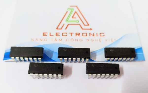 IC LM339N SDC339 KA339A AZ339 HA17339A mới T1-U4 chân cắm DIP-14 RK-42 ...