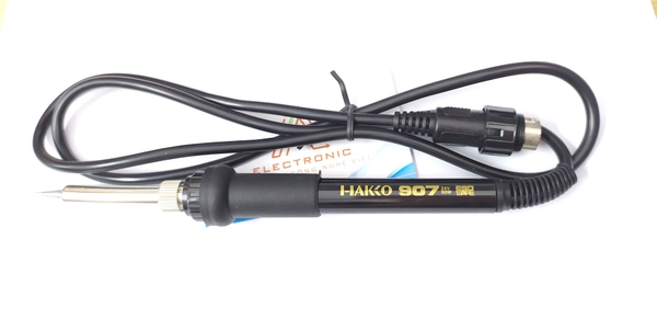 Tay Hàn Hakko 907 24V 50W đen chống cháy jack đực T3-C2 GT1