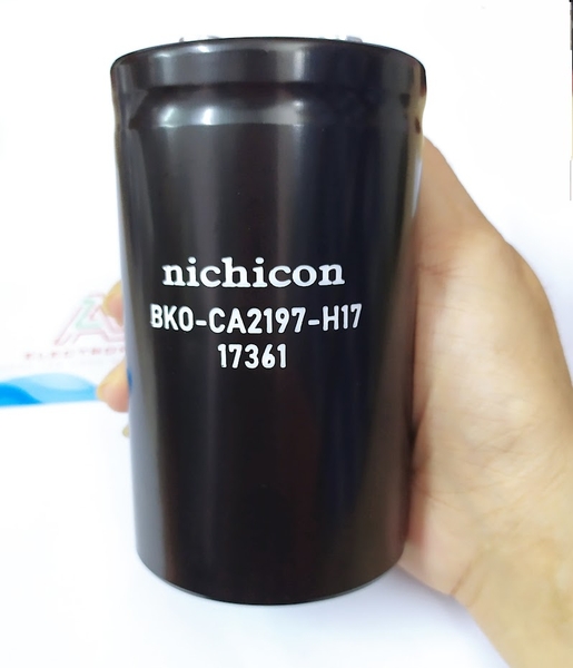 Tụ Nichicon BK0-CA2197H17 19753 kích thước 60x108mm G6-4