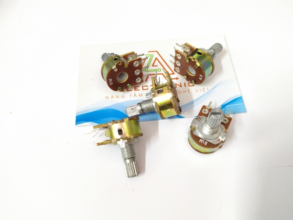 Chiết áp kép 1M dài 15mm RK-104