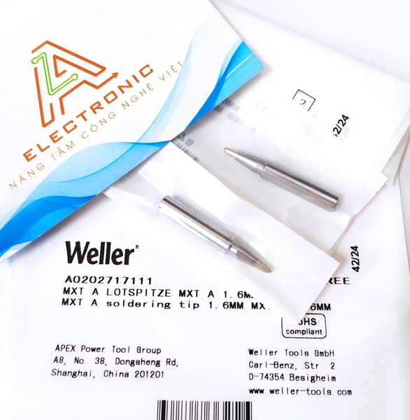 Mũi hàn Weller MXT A 1.6mm (Đức model WSD71) G5-C1