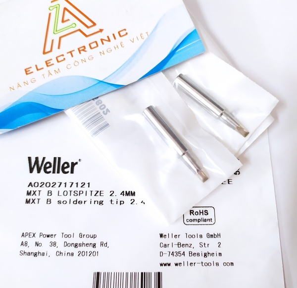 Mũi hàn Weller MXT B 2.4mm (Đức model WSD71) G5-C1