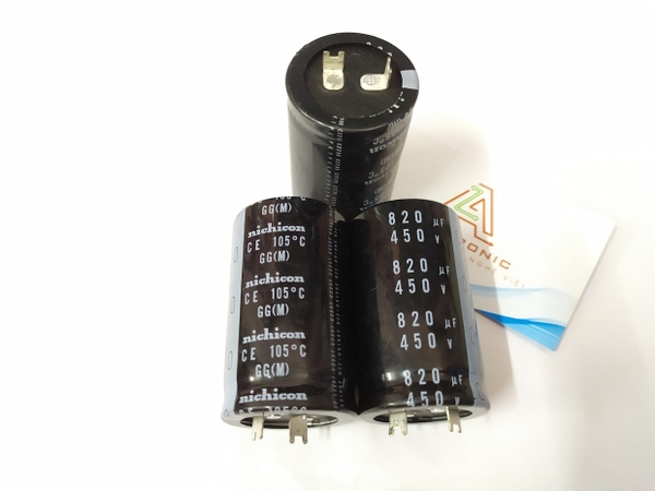 Tụ điện Nichicon 820UF 450V 35x55mm 105'C