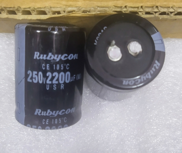 Tụ Rubycon 2200uf 250V 30X40mm T3-C8