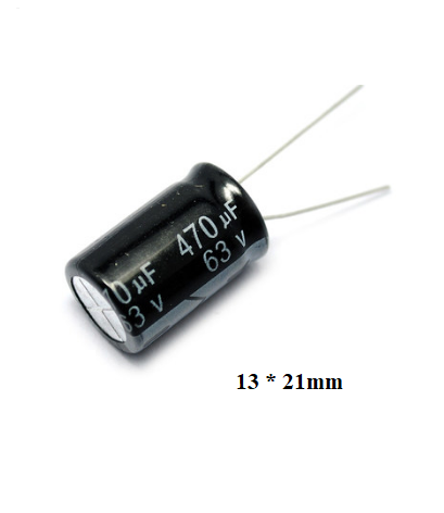 Tụ 470uF 63V kt:13 * 21mm RK-174