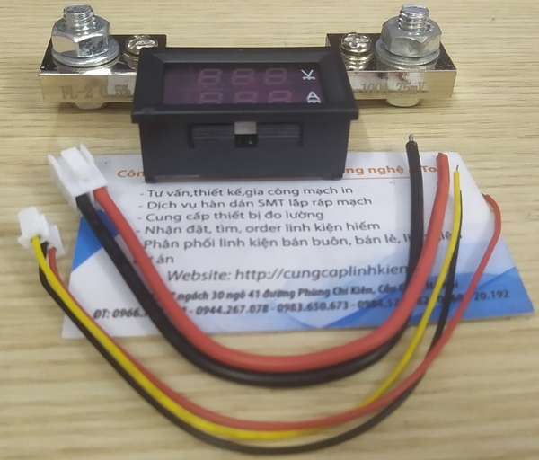 Module đo dòng áp DC 0-100V 100A+ Shunt G6-A2