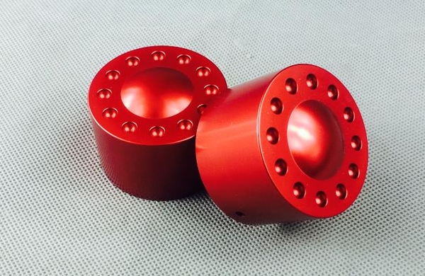 Nút nhôm đỏ đường kính 50MM